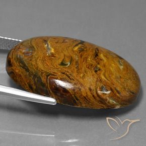 Pietersite Multicolore naturelle ovale, 40.92 ct, Opaque
