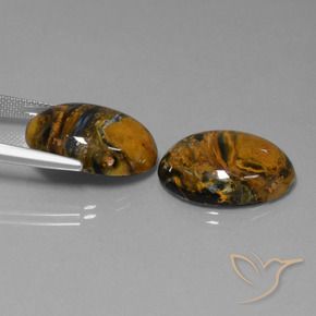Shop natural 25.29ct Multicolore Pietersite gems, ovale, from Namibie at GemSelect. In stock, global shipping!