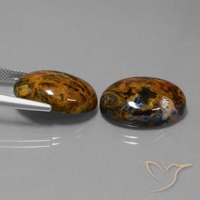 Shop natural 28.36ct Multicolore Pietersite gems, ovale, from Namibie at GemSelect. In stock, global shipping!
