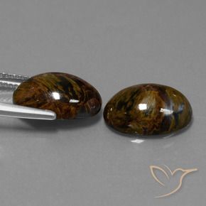 Shop natural 10.01ct Multicolore Pietersite gems, ovale, from Namibie at GemSelect. In stock, global shipping!