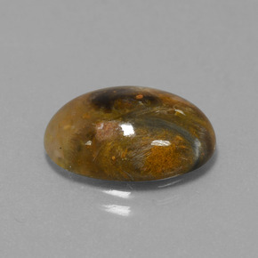 Pietersite Multicolore naturelle Coupe ovale, 6.69 ct, Opaque