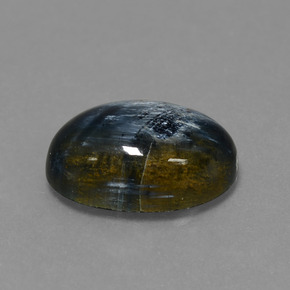 Piétersite multicolore naturelle coupe ovale, 5,27 ct, opaque