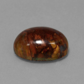 Pietersite Multicolore naturelle Coupe ovale, 6.18 ct, Opaque