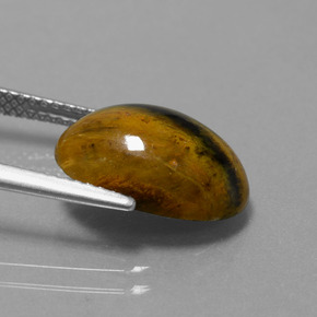 Pietersite Multicolore naturelle Coupe ovale, 4.63 ct, Opaque