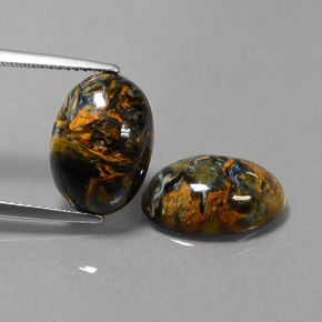 Achetez naturel ct multicolore piétersite gems, coupe ovale, en provenance namibie chez gemselect. en stock, livraison internationale!