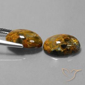 Shop natural 9.70ct Multicolore Pietersite gems, ovale, from Namibie at GemSelect. In stock, global shipping!