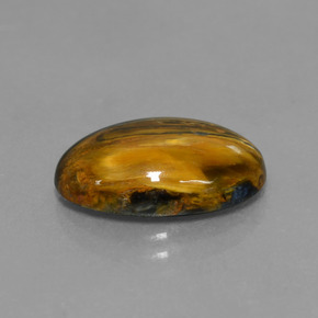 Pietersite Multicolore naturelle Coupe ovale, 3.89 ct, Opaque