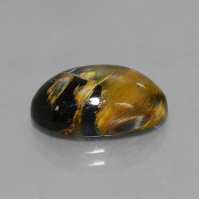 Piétersite multicolore naturelle coupe ovale, 4,99 ct, opaque