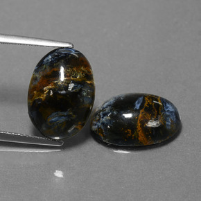 Achetez naturel ct multicolore piétersite gems, coupe ovale, en provenance namibie chez gemselect. en stock, livraison internationale!