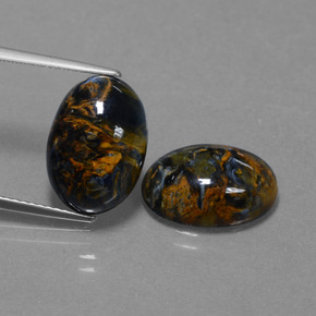 Achetez naturel 9,26ct multicolore piétersite gems, coupe ovale, en provenance namibie chez gemselect. en stock, livraison internationale!