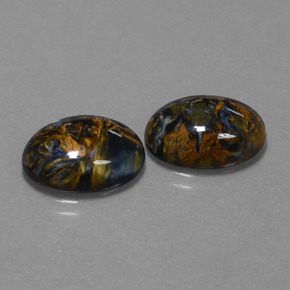 Achetez naturel 9,26ct multicolore piétersite gems, coupe ovale, en provenance namibie chez gemselect. en stock, livraison internationale!