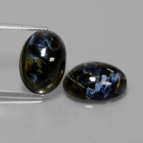 Achetez naturel 11,20ct multicolore piétersite gems, coupe ovale, en provenance namibie chez gemselect. en stock, livraison internationale!