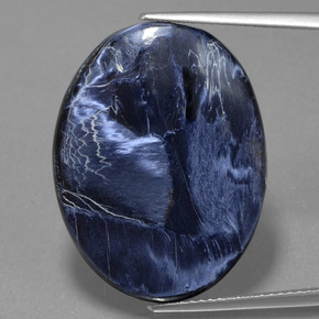 Piétersite multicolore naturelle coupe ovale, 19,23 ct, opaque