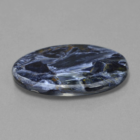 Piétersite multicolore naturelle coupe ovale, 17,56 ct, opaque