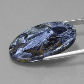 Piétersite multicolore naturelle coupe ovale, 17,56 ct, opaque