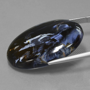 Pietersite Multicolore naturelle Coupe ovale, 31.19 ct, Opaque