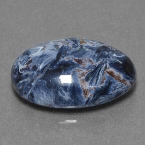 Piétersite multicolore naturelle coupe ovale, 3,89 ct, opaque