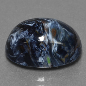Piétersite multicolore naturelle coupe ovale, 5,89 ct, opaque