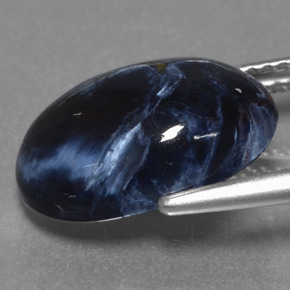 Pietersite Multicolore naturelle Coupe ovale, 5.07 ct, Opaque