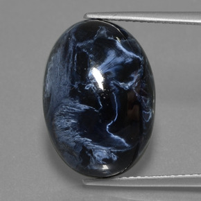 Piétersite multicolore naturelle coupe ovale, 15,74 ct, opaque