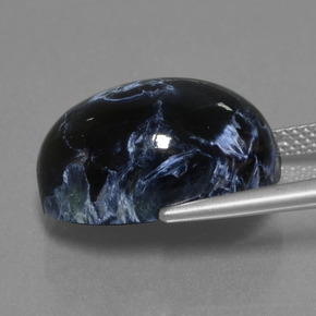 Piétersite multicolore naturelle coupe ovale, 15,74 ct, opaque