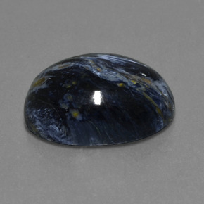 Piétersite multicolore naturelle coupe ovale, 10,97 ct, opaque