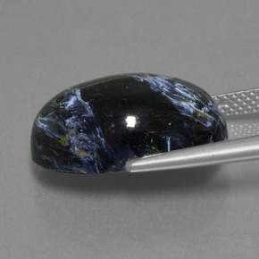 Piétersite multicolore naturelle coupe ovale, 12,22 ct, opaque