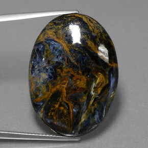 Pietersite Multicolore naturelle Coupe ovale, 27.94 ct, Opaque