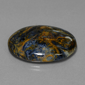 Pietersite Multicolore naturelle Coupe ovale, 27.94 ct, Opaque
