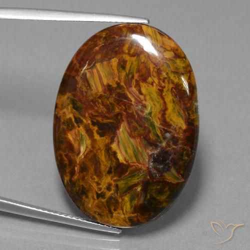 Pietersite Multicolore naturelle ovale, 22.71 ct, Opaque