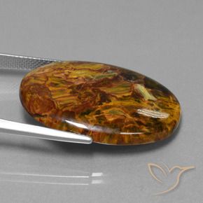 Pietersite Multicolore naturelle ovale, 22.71 ct, Opaque