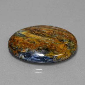 Piétersite multicolore naturelle coupe ovale, 32,35 ct, opaque