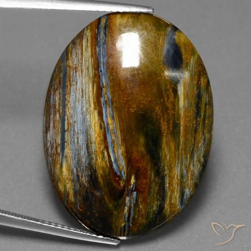 Pietersite Multicolore naturelle ovale, 20.70 ct, Opaque