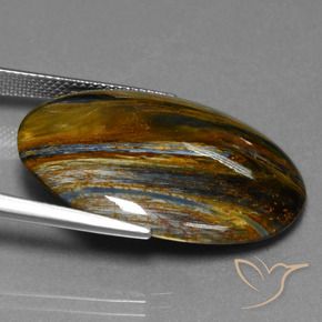 Pietersite Multicolore naturelle ovale, 20.70 ct, Opaque