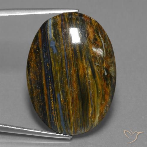 Pietersite Multicolore naturelle ovale, 24.13 ct, Opaque