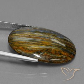 Pietersite Multicolore naturelle ovale, 24.13 ct, Opaque