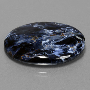 Piétersite multicolore naturelle coupe ovale, 27,49 ct, opaque
