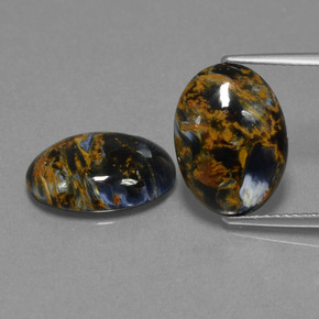 Achetez naturel ct multicolore piétersite gems, coupe ovale, en provenance namibie chez gemselect. en stock, livraison internationale!