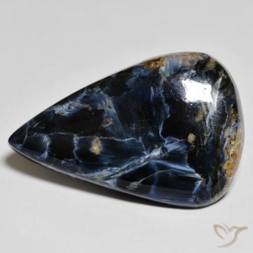 Pietersite Multicolore naturelle En forme de poire, 15.99 ct, Opaque