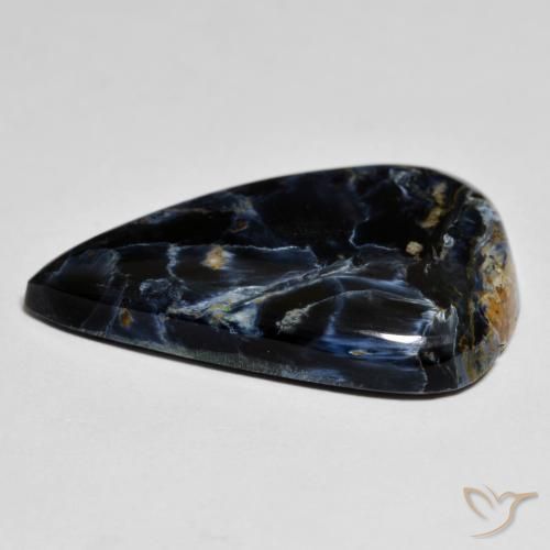 Pietersite Multicolore naturelle En forme de poire, 15.99 ct, Opaque