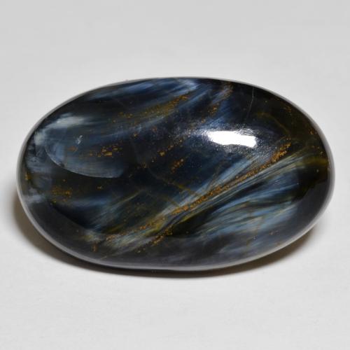 Piétersite multicolore naturelle coupe ovale, 19,36 ct, opaque