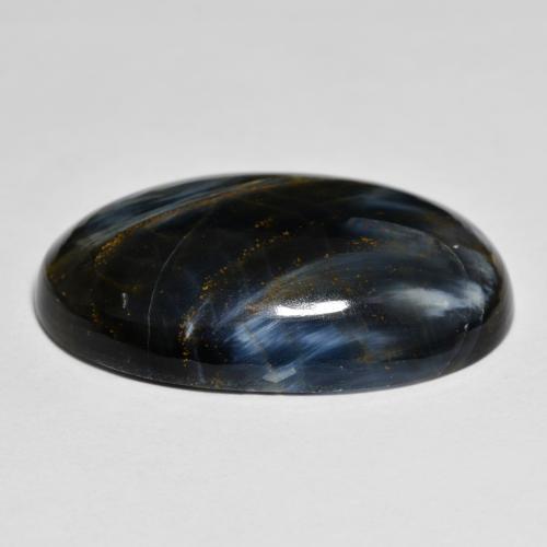 Piétersite multicolore naturelle coupe ovale, 19,36 ct, opaque