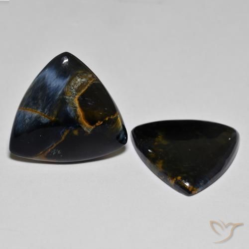 Shop natural 12.28ct Multicolore Pietersite gems, Trillion, from Namibie at GemSelect. In stock, global shipping!