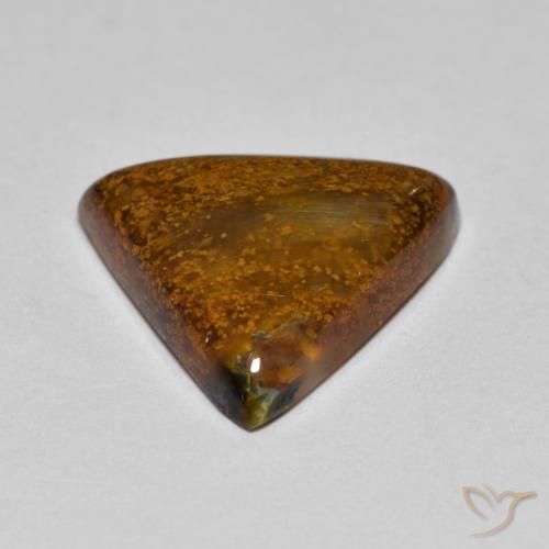 Pietersite Brun moyen naturelle Trillion, 4.51 ct, Opaque