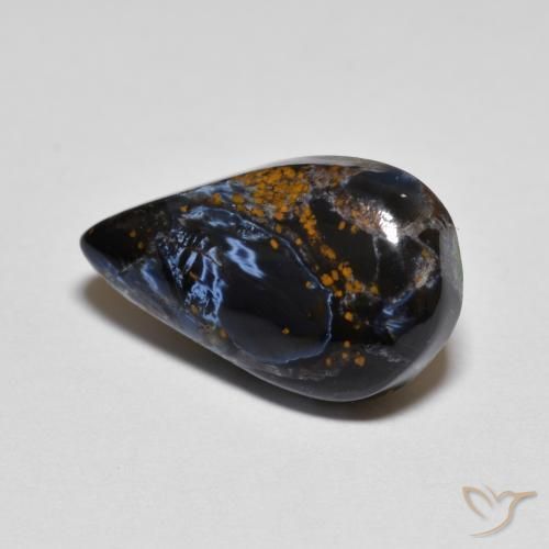 Pietersite Multicolore naturelle En forme de poire, 4.78 ct, Opaque