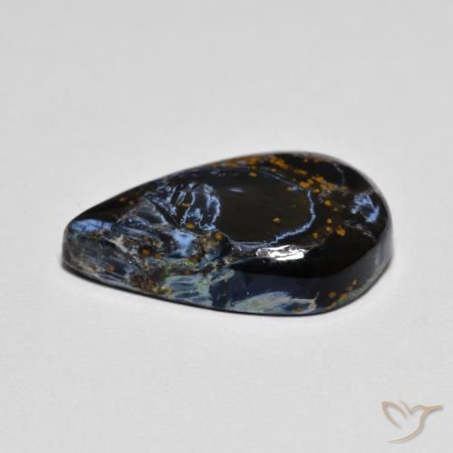 Pietersite Multicolore naturelle En forme de poire, 4.78 ct, Opaque