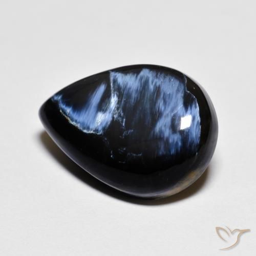 Pietersite Multicolore naturelle En forme de poire, 6.93 ct, Opaque