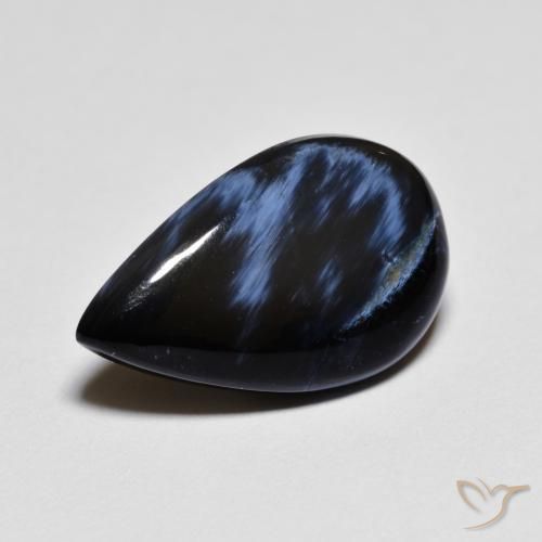 Pietersite Multicolore naturelle En forme de poire, 4.20 ct, Opaque
