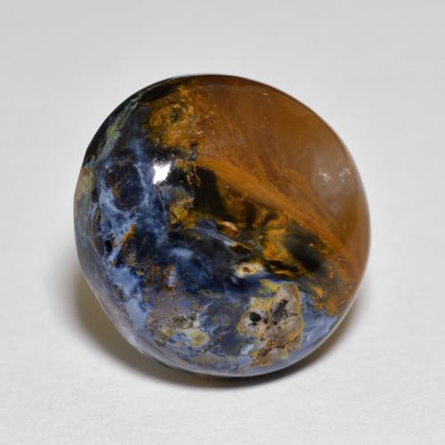Pietersite Multicolore naturelle Coupe roude, 8.01 ct, Opaque