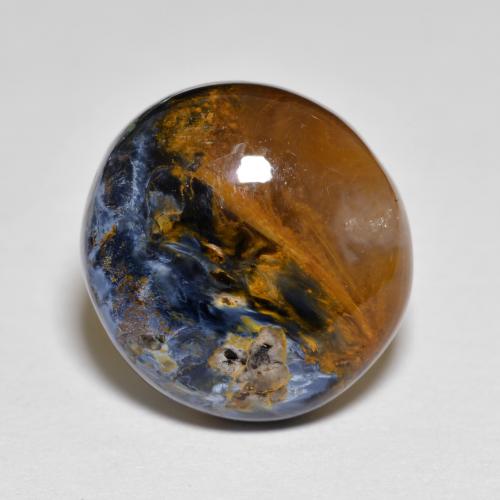 Pietersite Multicolore naturelle Coupe roude, 8.01 ct, Opaque